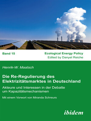 cover image of Die Re-Regulierung des Elektrizitätsmarktes in Deutschland